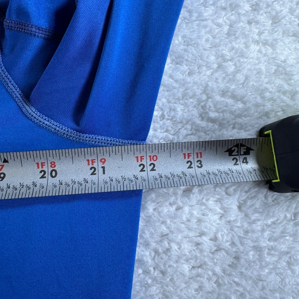 Nike Pro Compression Shirt Mens Large Blue Excellent Long Sleeve Dri-FIT Base